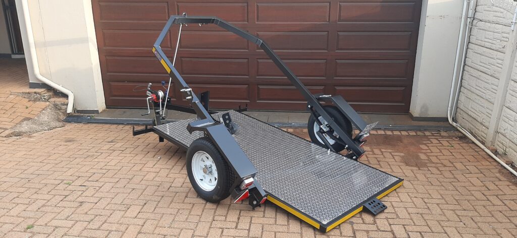 Single bike outlet trailer